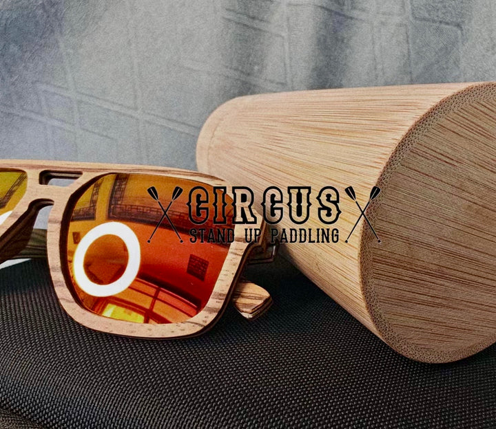 Lumber Surf Holz Sonnenbrille – Nachhaltig, Kratzfest, UV400-Schutz & Schwimmfähig
