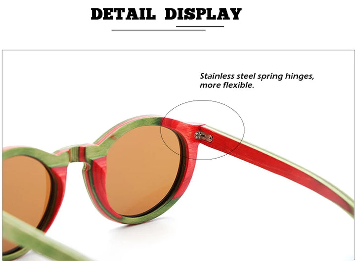 GREEN WAVE – Schwimmende Bambus Sonnenbrille für stilbewusste Wassersportler
