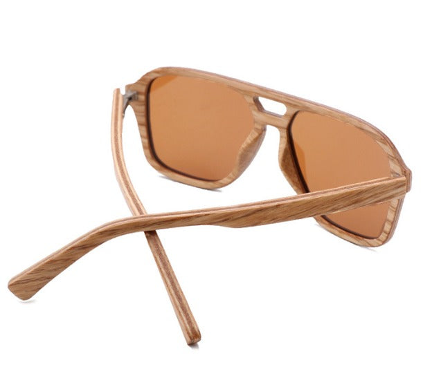 Lumber Surf Holz Sonnenbrille – Nachhaltig, Kratzfest, UV400-Schutz & Schwimmfähig