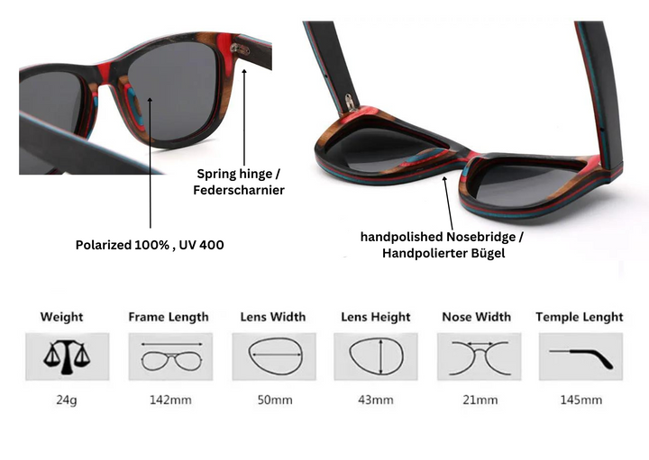 Floating Chameleon - Schwimmende Surf-Sonnenbrille / SUP-Sonnenbrille