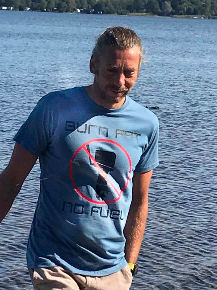 Burn Fat - No Fuel, Boys Premium T-Shirt