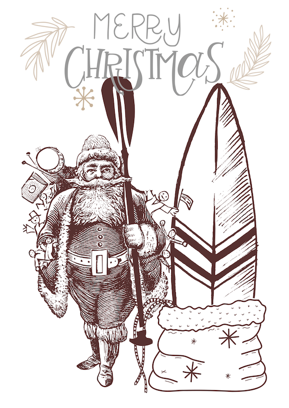 SUP Weihnachtskarte