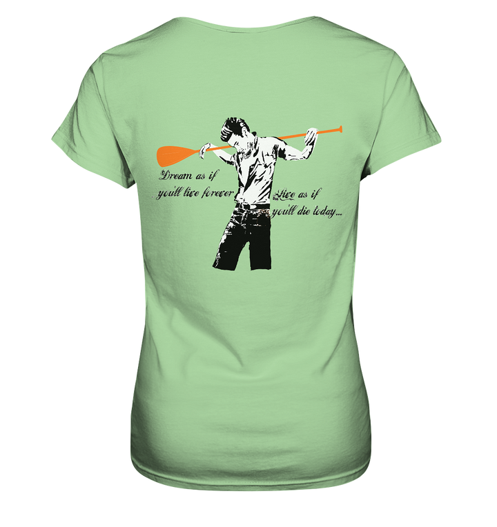 James Ladies Organic V-Neck Shirt