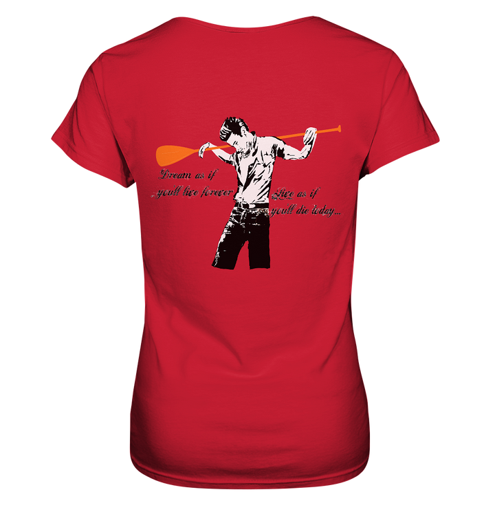 James Ladies Organic V-Neck Shirt