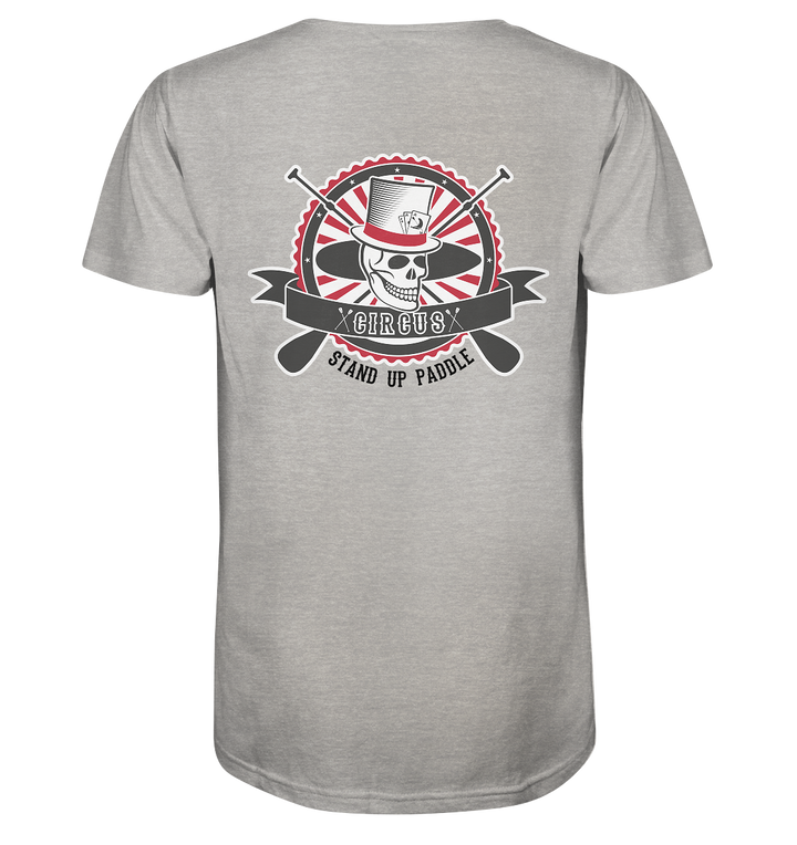 I don't need a therapist (mit Circus-Logo auf Rückseite) - Shirt (meliert)