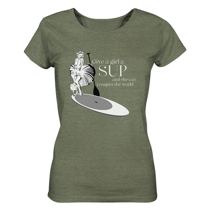 T-Shirt "Marilyn" für Damen - Organic Shirt (meliert)
