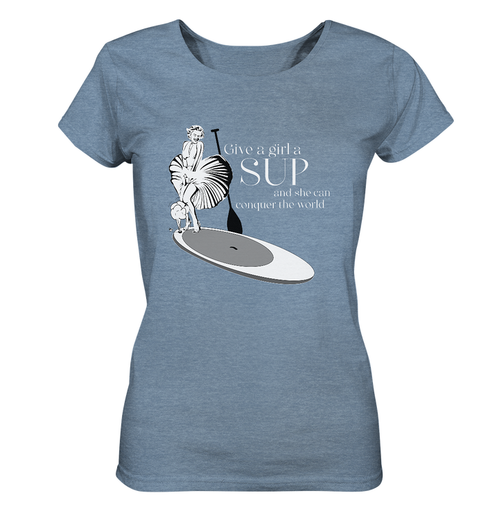 T-Shirt "Marilyn" für Damen - Organic Shirt (meliert)