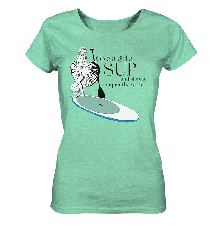 T-Shirt "Marilyn" für Damen - Organic Shirt (meliert)