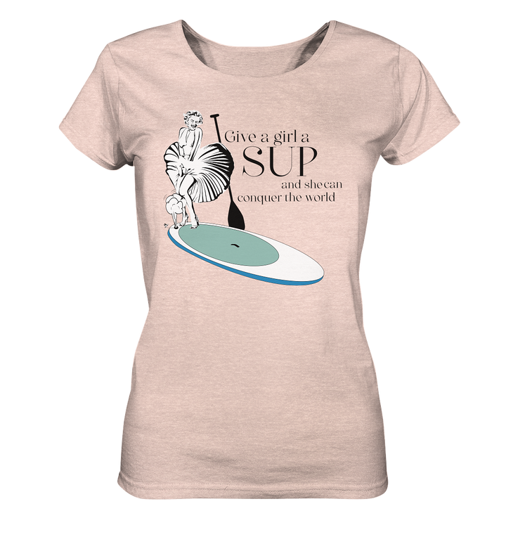 T-Shirt "Marilyn" für Damen - Organic Shirt (meliert)