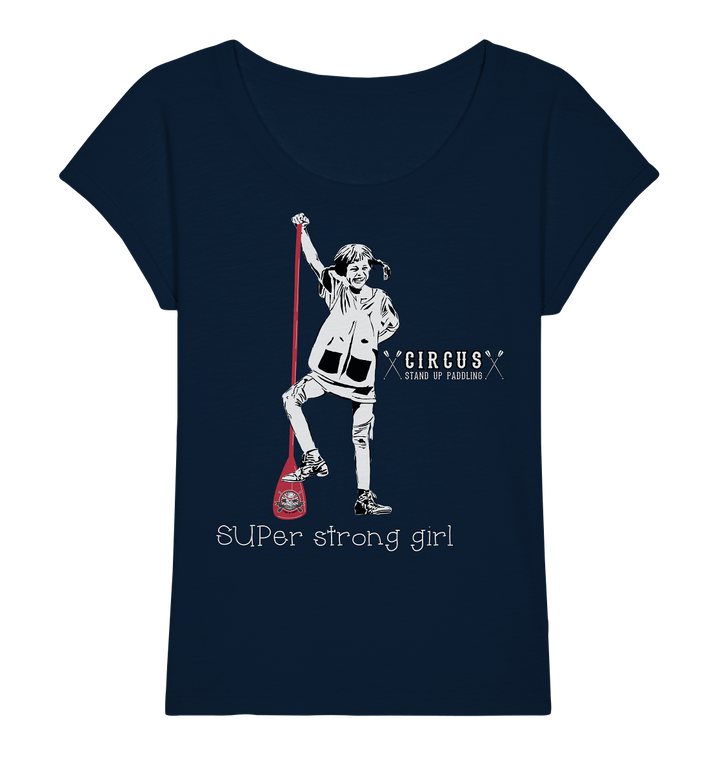Pippi Langstrumpf - Ladies Organic Slub Shirt
