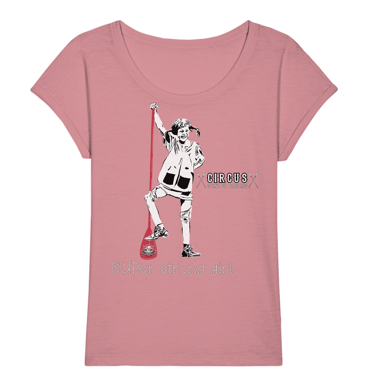 Pippi Langstrumpf - Ladies Organic Slub Shirt