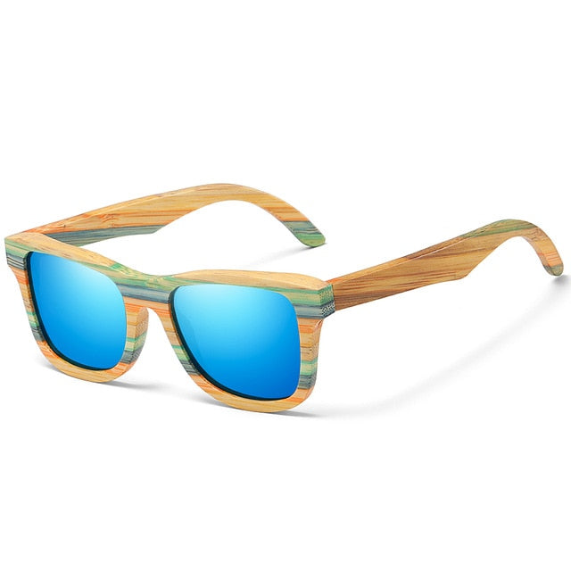 Schwimmende Holz Sonnenbrille aus Bambus - Drunken Panda