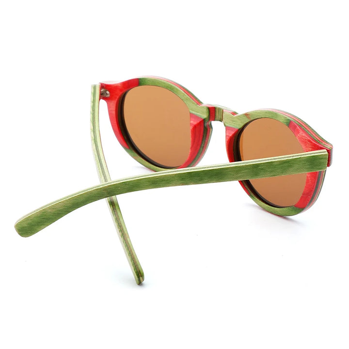 GREEN WAVE – Schwimmende Bambus Sonnenbrille für stilbewusste Wassersportler