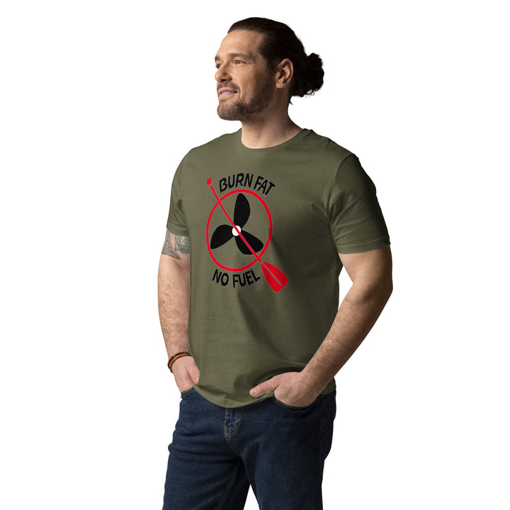 Burn Fat - No Fuel, Bio-Baumwoll-T-Shirt