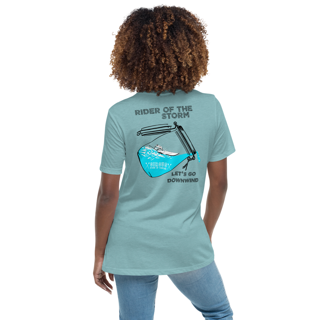 Let's go Downwind - Lockeres Damen-T-Shirt