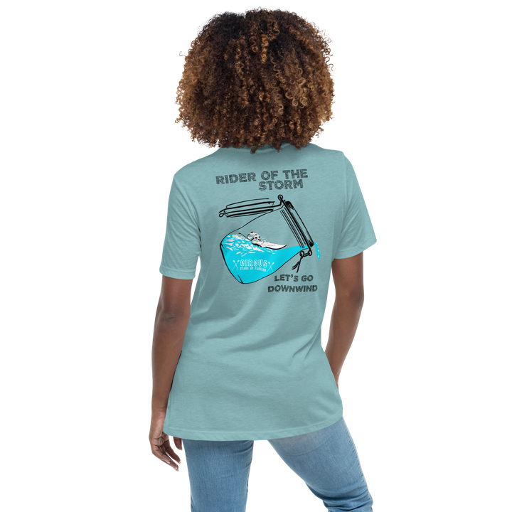 Let's go Downwind - Lockeres Damen-T-Shirt