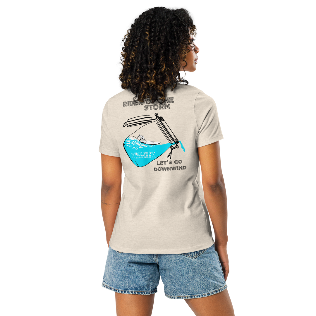 Let's go Downwind - Lockeres Damen-T-Shirt